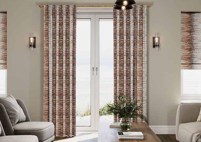 Highbury, Terracotta - Made to Measure Curtains - Image 3